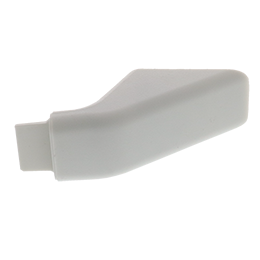 WB7X7189 White Handle Endcap